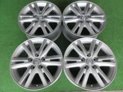 トヨタ　120系マークＸ純正ホイール　7J-16 5H114.3 +50　目立った傷も無く程度良好です♪　スタッドレス用にいかがですか！
