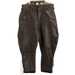 1910～30's ヴィンテージ フランスレザーライディングパンツ ジョッパーズ 1910～30's ヴィンテージ フランスレザーライディングパンツ