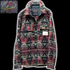 LINDA INTERNATIONAL ネイティブ柄 CPOシャツ 36 ジャケット リンダ シャツジャケット リンダ インターナショナル
