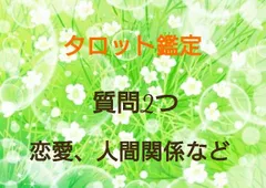 タロット鑑定　質問2つ　匿名発送