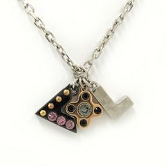 LOUIS VUITTON ネックレス パンダンティフ ラブレターズ モノグラムフラワー LV M65252
