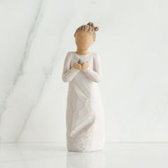 ウィローツリー彫像 Nurture - はぐくみ 13.5cm 小鳥 少女 | おしゃれ 置物 彫刻 人形 インテリア スーザン･ローディ 正規輸入品