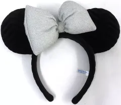 【中古】アクセサリー(非金属) ミニーマウス(シルバーラメリボン/キルティングベロア) カチューシャ 「ディズニー」 東京ディズニーリゾート限定