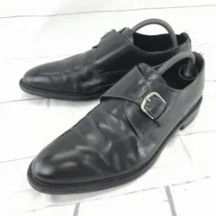ロトゥーセ★本革モンクストラップ【27.0/黒】グッドイヤー製法/ドレスシューズ/ビジネス◆F-137<sale>