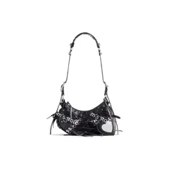 洗練 バレンシアガ ショルダーバッグ LE CAGOLE ダメージ加工 黒 Balenciaga Le Cagole ショルダーバッグ | ブラック | FARFETCH JP