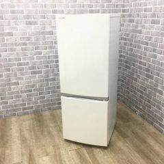 東芝 冷蔵庫 2ドア 153L 右開き GR-P15BS(W)  2019年製 【中古】