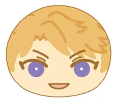 【中古】ぬいぐるみマスコット・ぬいぐるみバッジ 鳴上嵐 「あんさんぶるスターズ! おまんじゅうにぎにぎマスコット4」