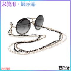 新品同様 シャネル チェーン付き サングラス シルバー ブラウングラデーション 20100501_4.jpg