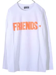 【在庫処分】VLONE ヴィーロン ヴィーローン Tシャツ メンズ レディース ユニセックス 長袖 フレンズ FRIENDS LONG SLEEVE SHIRT エイサップ Ian Connor イアン・コナー カニエ・ウエスト FRIENDS-LST