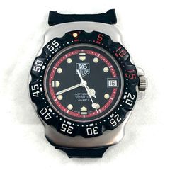 TAG HEUER タグホイヤー WA1214 TAG Heuer Formula 1 WA1214 Black and Red Men's 35mm Mid Size