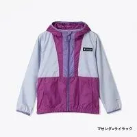 【新品】Columbia コロンビア バックボウル フーデッドウインドブレイカー キッズ SY9421 M,Lサイズ マゼンダ×ライラック