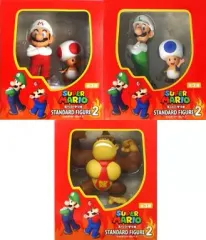 【中古】フィギュア 全3種セット 「スーパーマリオ」 スタンダードフィギュア2