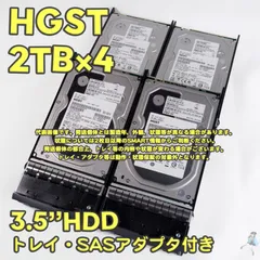 624] HGST 4TB ✕2個SET
