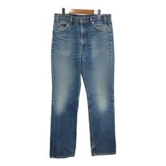 90年代 USA製 Levi's リーバイス 517 デニムパンツ オレンジタブ ブルー(メンズ W34 L34)中古 古着 U2845