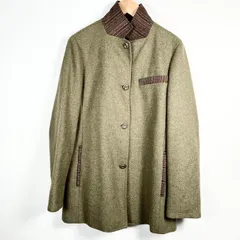 エトロ ETRO ウールジャケット アウター 長袖 カーキ マルチカラー 42のサムネイル