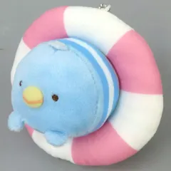 【中古】キーホルダー ぺんぎん(本物) うきわマスコットキーチェーン 「すみっコぐらし」