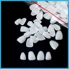 歯のホワイトニング 歯科材料 歯科用品 超薄型 歯科用 ベニアの歯 樹脂 美容歯の保護 上の歯 Angzhili A1/A2 (A1)