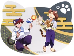 【中古】キャラカード 土井半助＆山田利吉 週替わりねこ型カード 「劇場版 忍たま乱太郎 ドクタケ忍者隊最強の軍師 in ナンジャタウン 開幕!“忍”形劇の段」 池袋店限定 映画半券キャンペーン 配布品