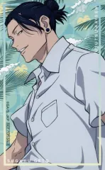 【中古】シール・ステッカー 夏油傑(明昼の刻) ステッカー 「セガ ラッキーくじ 呪術廻戦 明昼の刻・黄昏の刻」 3回購入特典