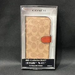 iPhone 13 mini用 COACH（R）ハードケース／SIGNATURE Brown