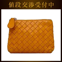 ボッテガヴェネタ コインケース ec-22653 オレンジ イントレチャート