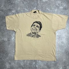 SCREEN STARS 90's Ronald Wilson Reagan 人物画 Tシャツ USA製 ロナルド レーガン大統領 シングルステッチ