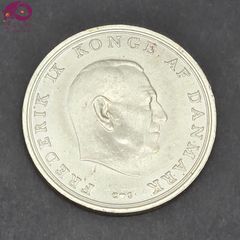 デンマーク 1968年 10クローネ 銀貨 ベネディクテ王女御成婚記念 フレデリク9世 直径35.9㎜ 20.62g 銀800 比重10.1程度 アンティークコイン シルバーコイン 古銭 記念硬貨