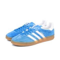 adidas GAZELLE INDOOR BLUE/PURE SULFUR/GUM 28.0cm