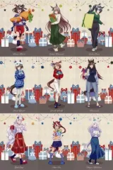 【中古】ポストカード 集合(Christmas gift ver.) ポストカードセット(9枚セット) 「ウマ娘 プリティーダービー Season 3 POP UP SHOP in マルイ」