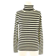 ロペピクニック ROPE Picnic 24SS ニット タートルネック ボーダー 長袖 38 白 黒 /HK ■OS