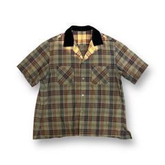 20aw sacai チェック フランネル 切り替え ベロア襟 コート サカイ sacai - sacai / サカイ | 2022SS | Buffalo Check L/S Shirts