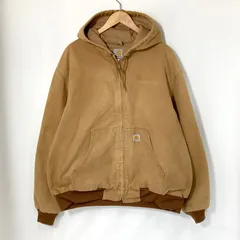 未使用 sizeS carhartt USA製 ダックパーカー ビッグサイズ USA製 カーハート アクティブパーカー ダック地