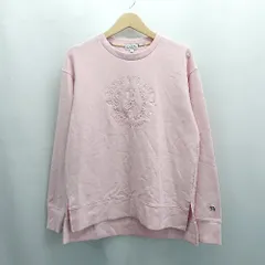 ◇ ⊇ Arnold Palmer アーノルドパーマー ロゴ刺繍 長袖 スウェットトレーナー サイズS ピンク系 レディース E  【1504240024981】のサムネイル