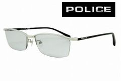 POLICE ポリス カスタムサングラス VPLN69J-0579 LIGHT SMOKE 可視光線透過率70％ チタン メンズ レディス 国内正規品 DERIGO JAPAN (VPL175J-0579型番変更)