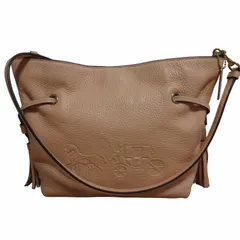 コーチ COACH CA213 美品 アンディー クロスボディー ショルダーバッグ レザー 斜め掛け ピンクベージュ 0503  ■GY14のサムネイル