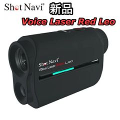 新品 Shot Navi ショットナビ ゴルフ 距離計測器 距離測定器 Voice Laser Red Leo ブラック