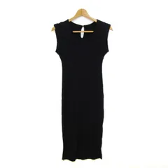 ロイヤルパーティ ロングワンピース トップス ノースリーブ リブ レディース Fサイズ 濃紺 ROYAL PARTY 【中古】