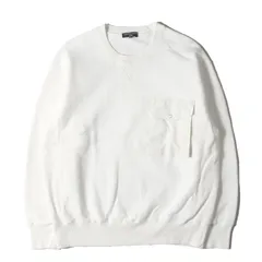 COMME des GARCONS HOMME コム デ ギャルソン オム スウェット ホワイト 白 サイズ:M | 23AW 異素材 フラップ ポケット スウェットシャツ (HL-T018) | トップス トレーナー | 日本製【メンズ】【中古】のサムネイル