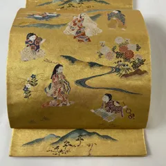 □「京都西陣織 老舗：長嶋成織物」 本金箔 色紙の薫 紹巴 【風