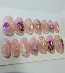 ネイルチップ71【ベリーショート ラウンド】現品orオーダー