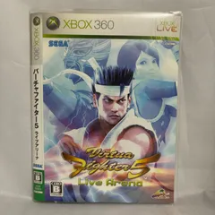 XBOX360 バーチャファイター5 ライブアリーナ エックスボックス ゲームソフト 動作確認済 [中古]