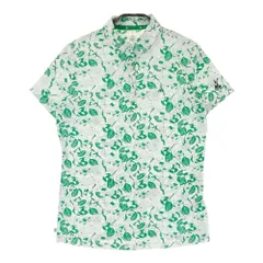 サイズ：L ADIDAS GOLF アディダスゴルフ HS9025 シアサッカー 半袖ポロシャツ 総柄 グリーン系 [240101470820] ゴルフウェア レディース ストスト