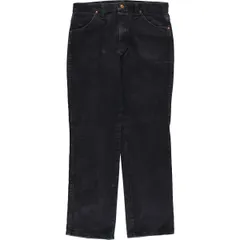 古着 90~00年代 ラングラー Wrangler ブラックデニム ストレートデニムパンツ メンズw32相当/eaa490494
