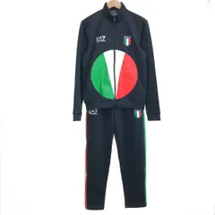EA7 EMPORIO ARMANI エンポリオアルマーニ セットアップ/トラックジャケット/イタリア/ボンディング サイズ:S     ネイビー メンズ / 241014003123