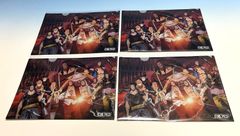 ONE PIECE FILM RED 특전 클리어 파일 4장 세트 A4