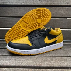 NIKE ナイキ Air Jordan1 Low エアジョーダン1 ローカット 黒 黄 イエローオークル (AJ120)