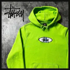 【希少カラー】ステューシー パーカー センター刺繍 人気デザイン 即完売モデル