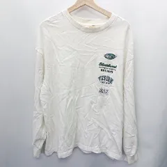 ◇ VISION STREET WEAR ヴィジョンストリートウェア 長袖 トレーナー スエット サイズM ホワイト メンズ E  【1407180009615】