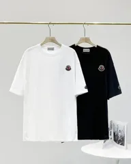 12,000円新品 モンクレール MONCLER 最高級　Tシャツ　　ビッグロゴ　白　XL