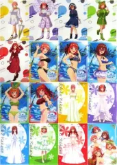 【中古】ポスター 全16種セット 「ジャンボカードダス 映画 五等分の花嫁 A5クリアポスターコレクション」